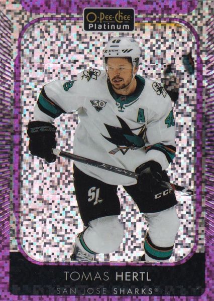 paralel karta TOMÁŠ HERTL 21-22 OPC Platinum Violet Pixels /299